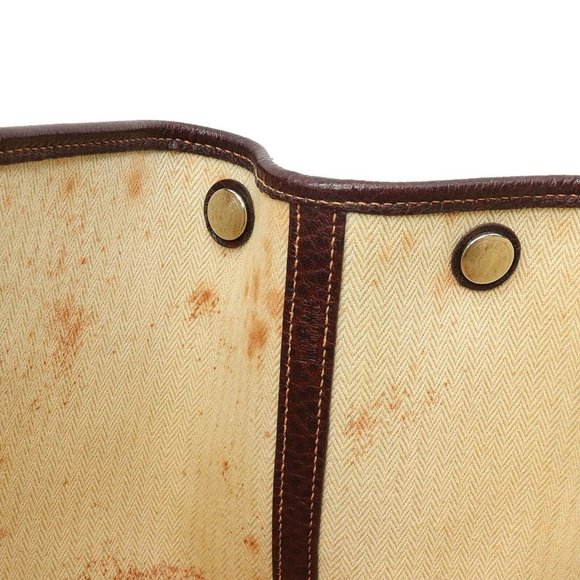 Hermes Garden Party PM Amazonia Tote Bag Authentic Beautiful Bordeaux Color - Picture 5 of 9